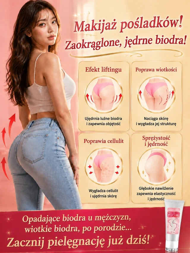 Krem modelujący i ujędrniający biust oraz pośladki – dla pełniejszych, bardziej jędrnych kształtów