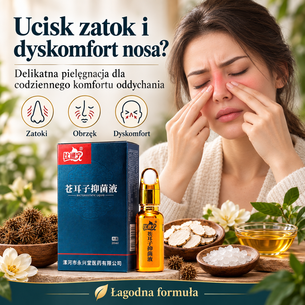 Ziołowe Krople do Nosa 20 ml – Codzienna Pielęgnacja Nosa i Zatok