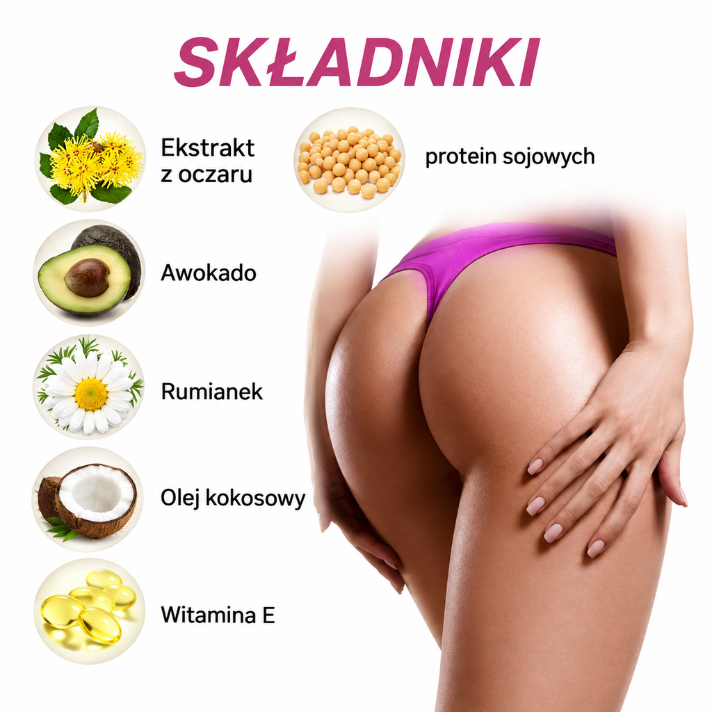 Krem modelujący pośladki – efekt jędrniejszych i pełniejszych kształtów