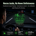 Inteligentny Wyświetlacz Samochodowy HUD GPS z Nawigacją AR i Antyradarem
