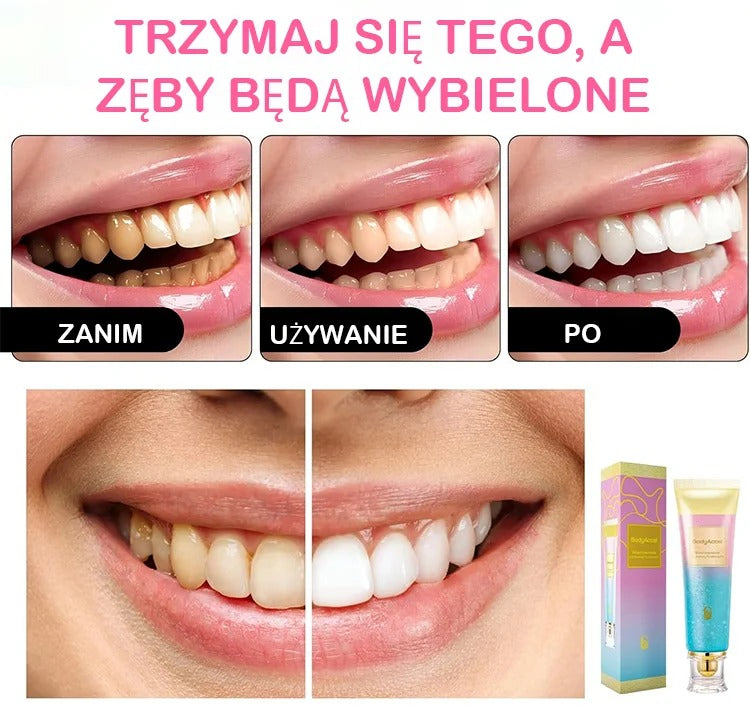 Wybielająca Pasta do Zębów z Niacynamidem – Usuwanie Przebarwień i Świeży Oddech